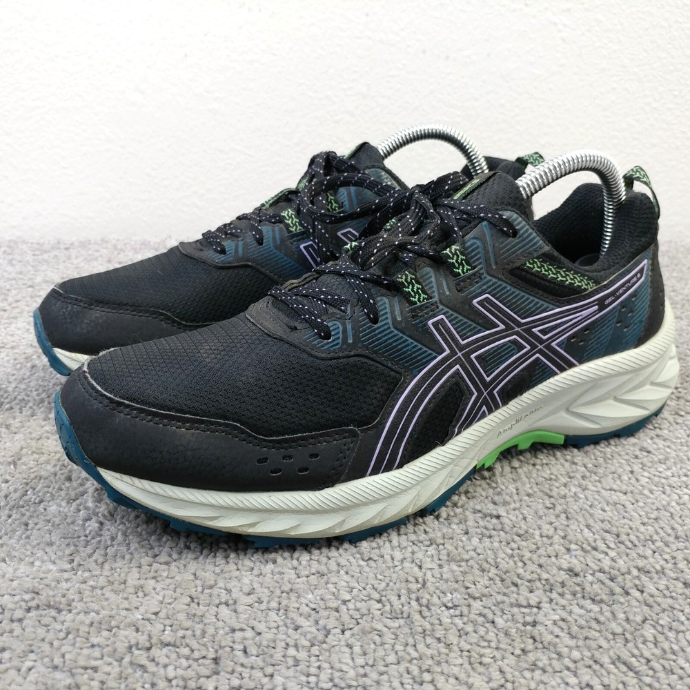 Asics Gel-Venture 9 Womens Size 9 Running Shoes Black Purple 1012B313 Sneaker
